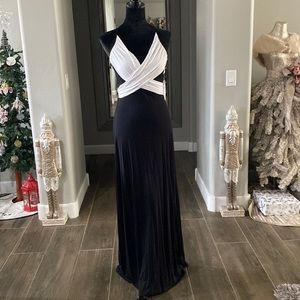 Beautiful white and black dress by Venus